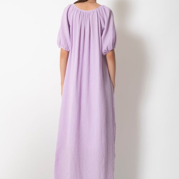 Tart Elowen Orchid Bloom Maxi Dress Size M NWT - Picture 5 of 16